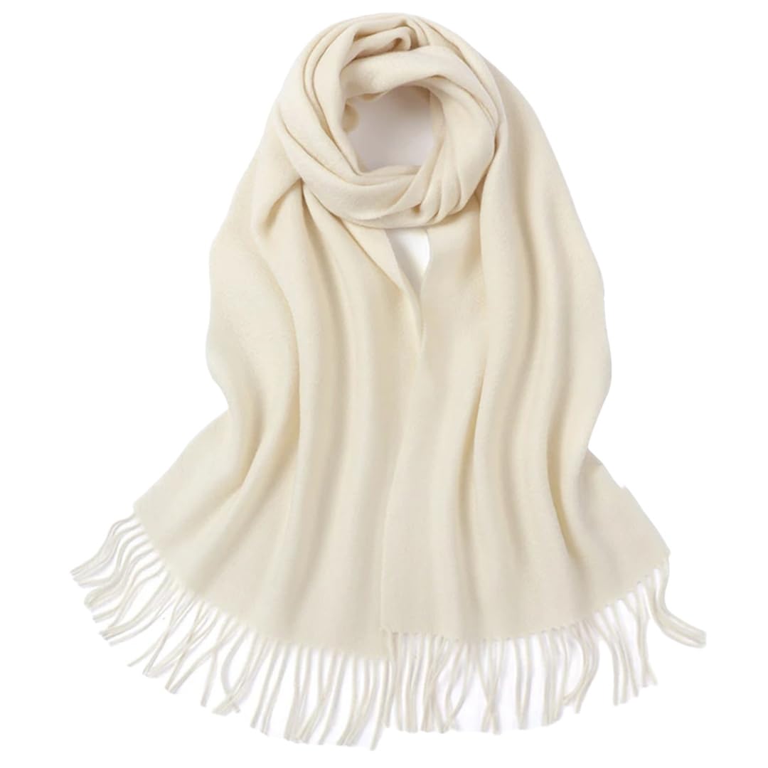 Bufanda de cachemira para mujer, pashmina, unisex, color sólido, cálido, otoño, invierno, gruesa, suave, larga, cachemira