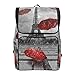 Produktbild Ahomy Schulrucksack, Eiffelturm mit fliegenden Regenschirmen, groß, wasserdicht, Tagesrucksack, Computer-Rucksack für Arbeit und College