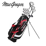 Schlägel-Putter MacGregor Herren Golfset CG2000 Steel Stand Bag Set, Schwarz/Rot, 6-SW