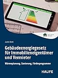 Gebäudeenergiegesetz für Immobilieneigentümer und Vermieter: Wärmeplanung, Sanierung, Förderprogramme. GEG-Vorgaben übersichtlich und verständlich ... für die sichere Umsetzung (Haufe Fachbuch)