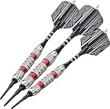 Viper by GLD Products Wind Runner Soft Tip Darts with Red Rings, 18 Grams