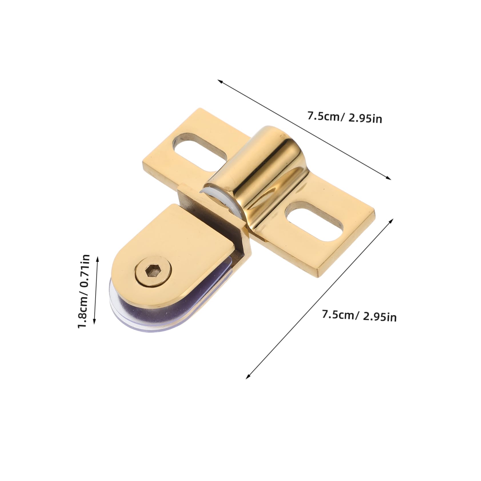 ARTIBETTER Durable Glass Shower Door Pivot Hinges Stainless Steel Heavy Duty Clamp Easy Access Waterproof Design