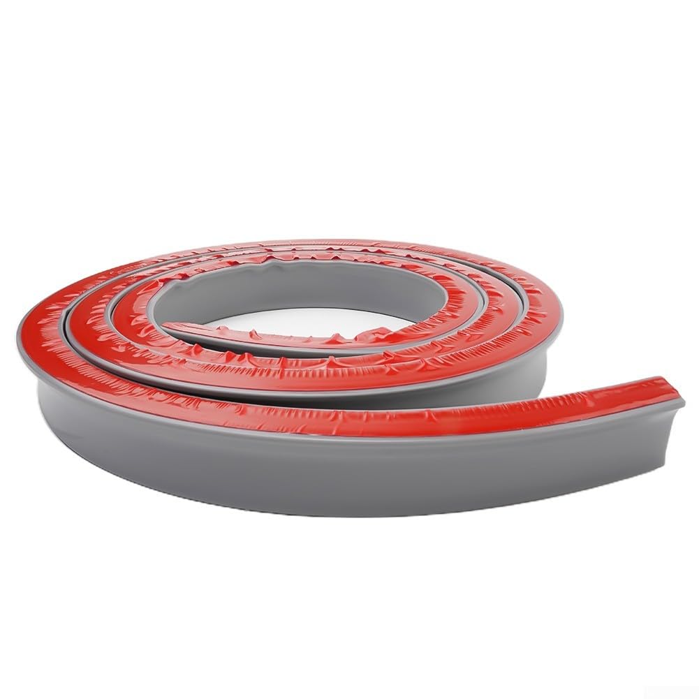 Tira de retención de agua para duchas y cocinas, solución de barrera de silicona de alto rendimiento (5 cm, gris, 300 cm)