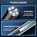 Endoscope Camera with Light, Borescope with 6 LED Lights,Endoscope with 9.8ft Semi-Rigid Snake Camera,IP67 Waterproof Inspection Borescope Camera with Light for Android iPhone iPad, Tools for Men