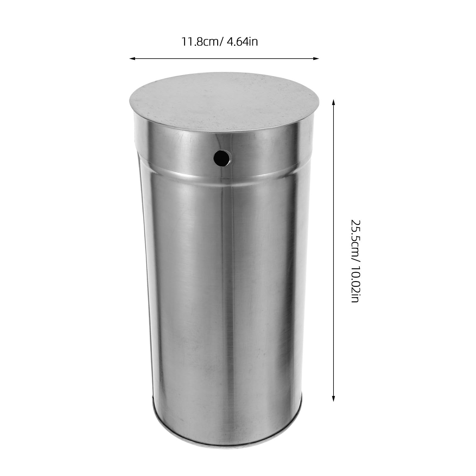 MAGICLULU Tubo in Acciaio Inox per Pipette con Coperchio Scatola da Laboratorio per Strumenti Provetta di Conservazione per Attrezzature