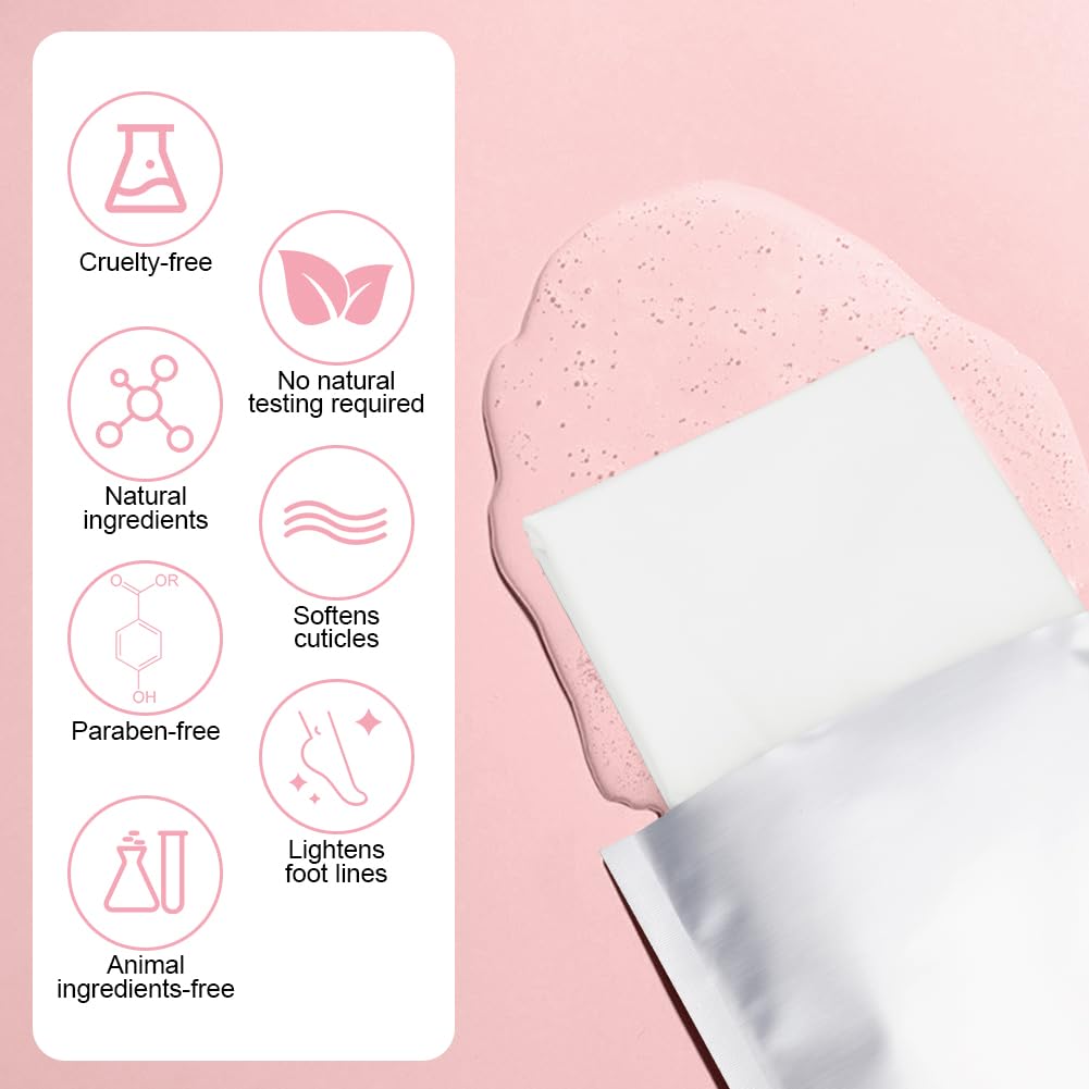 Maschera Piedi Idratante, 4 Paia Maschera Piedi ad Azione Idratante e Rigenerante, Calzini Idratanti per Riparazioni Cutanee Secche Invecchiamento Cracked Heels, per Piedi Lisci e Morbidi