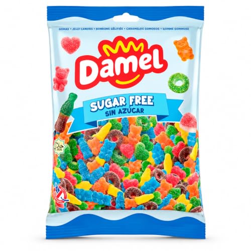 Golosinas de Goma Sin Azúcar Sour Mix Formas Surtidas 1kg