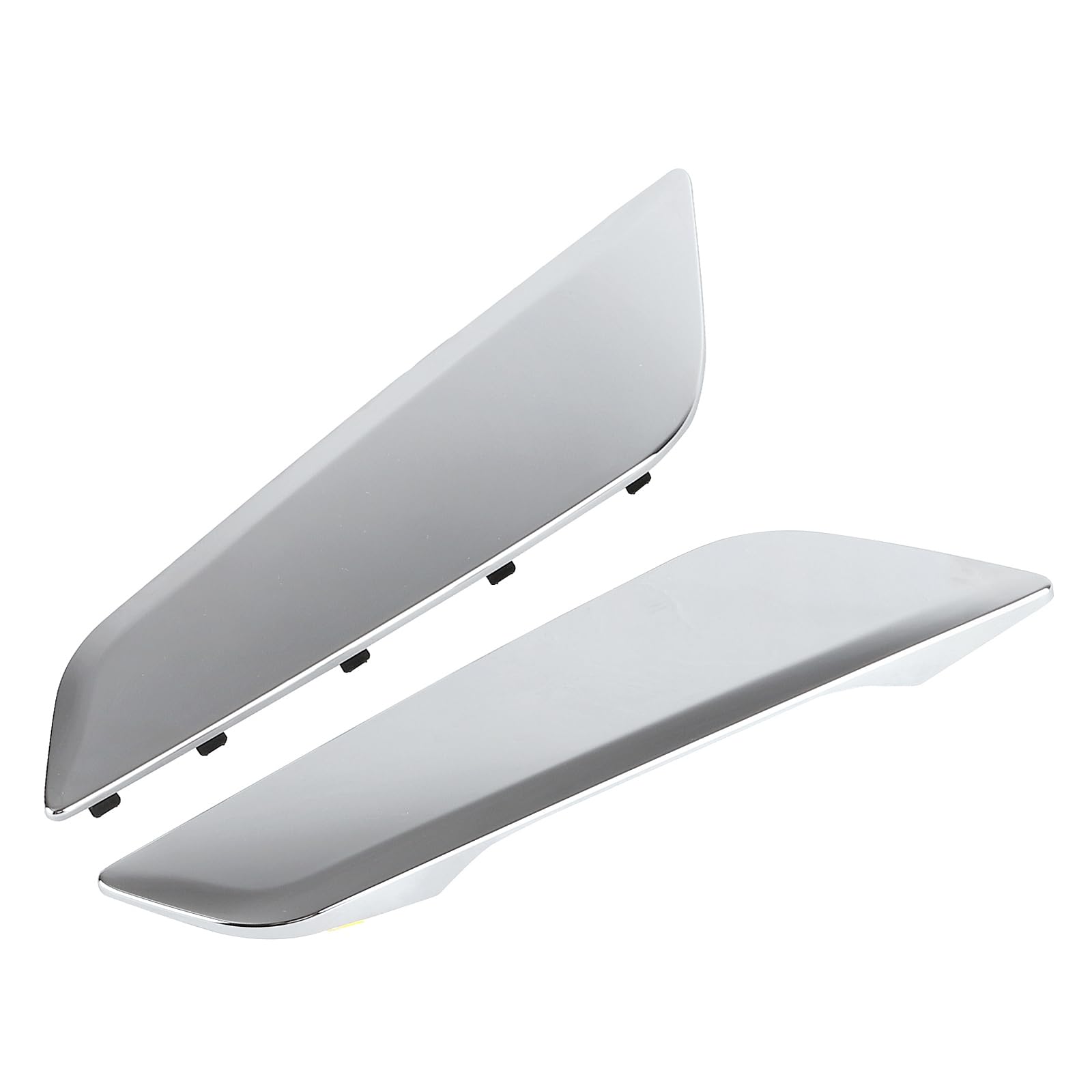 Car Front Side Fender Vents Trim,Left Driver & Right Passenger Side Compatible with 2017-2023 BMW 5 Series Sedan G30 530e 530i 540d 540i M550i xDrive Body Side Air Outlet Intake Cover (Chrome)