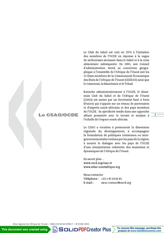 Atlas régional de l'Afrique de l'Ouest (Cahiers de l'Afrique de l'Ouest)