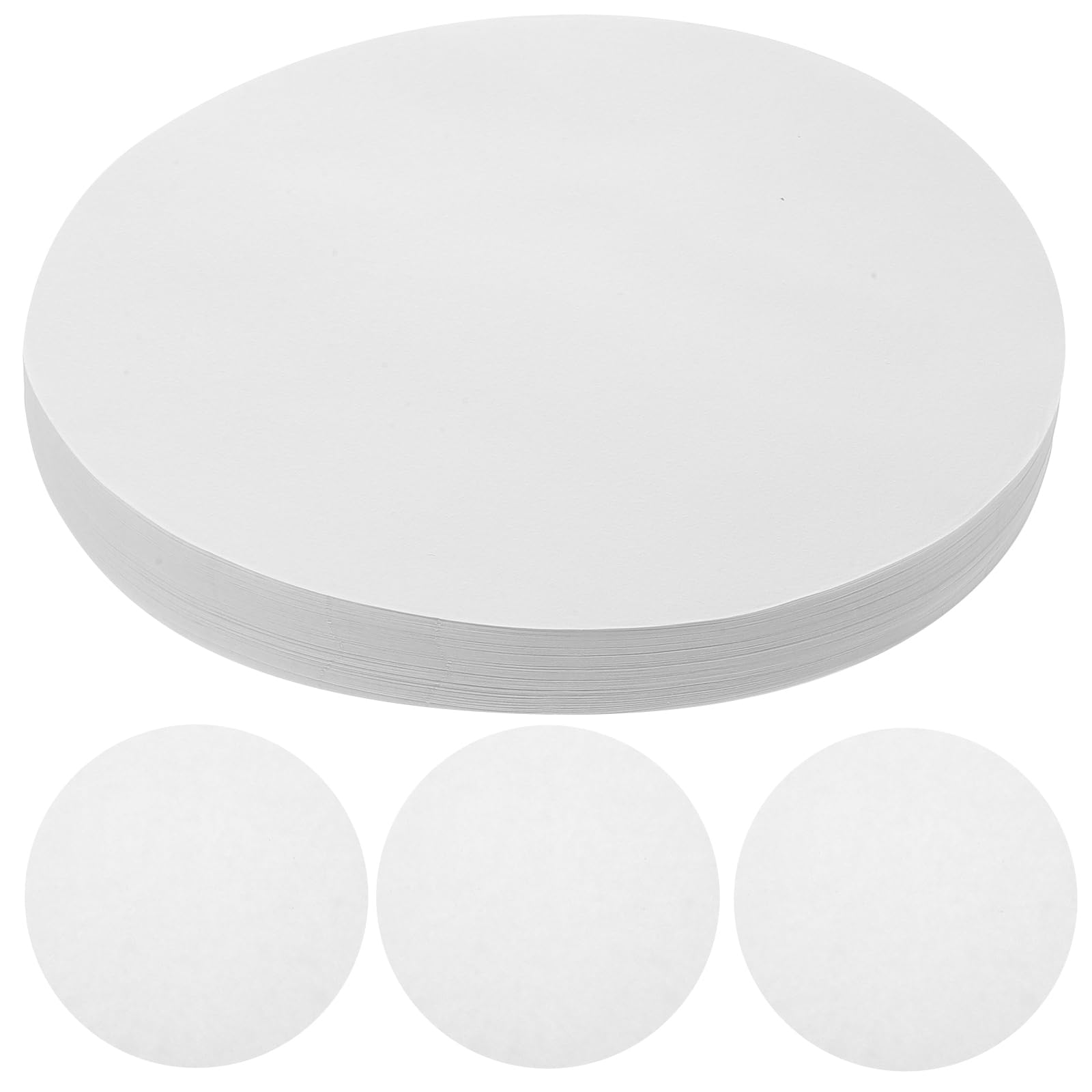 Hemobllo Qualitative Filter Paper, 18cm Round Lab Filter Paper Medium Flow Chemical Analysis Testing Funnel Filter Paper (100 PCS)-image-34
