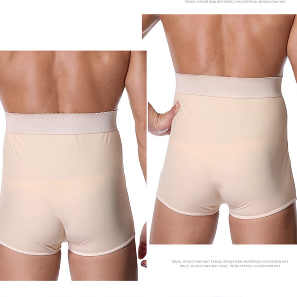Compresion Pantalones Cortos Moldeadores con Control de Abdomen para Hombre Ropa Interior