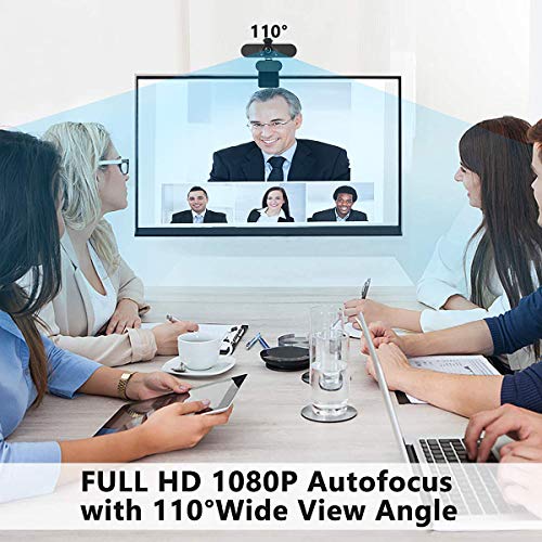 1080P Webcam with Microphone & Privacy Cover, Web Cam USB Camera, Computer HD Streaming Webcam for PC Desktop & Laptop w/Mic, Wide Angle Lens & Large Sensor for Superior Low Light by VSILE - Image 3