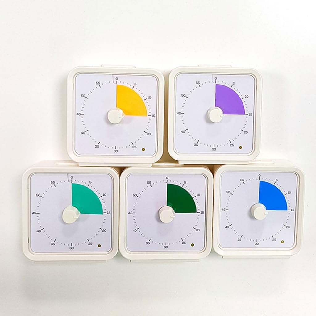 Delicado reloj magnético con cuenta atrás visual para un seguimiento eficiente del tiempo