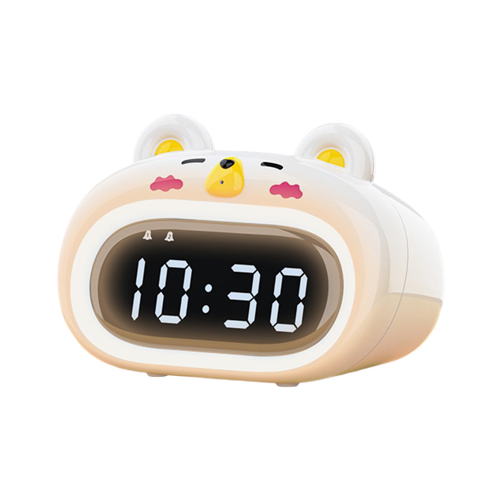 Buxuaaaa White Alarm Clock Function Visual Countdown Display Abs Buil Double Use Cooking Clock