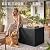 YITAHOME XXL 300 Gallon Extra Large Outdoor Deck Box, Lockable Resin Double-Wall Storage Box and Waterproof Patio Furniture Bin for Garden Tools & Pool Accessories, Black