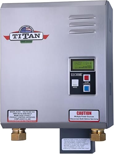 Titan 27 - Calentador de agua eléctrico sin tanque
