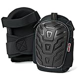 SAVE YOUR KNEES – Gel Elite Knee Pads For Work & Gardening by Gamba Tools – Best Heavy Duty Professional Knee Pad For Construction, Concrete, Flooring, Cleaning & Knee Replacements (Adult, Black)