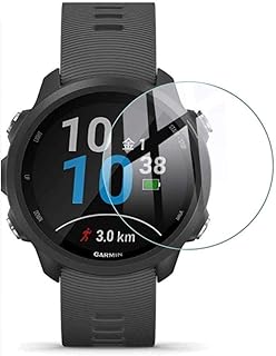 VIESUP for Garmin Forerunner 245/Forerunner 245 Music Screen Tempered, [2pack] Premium Thin 2.5D Arc Edges 9H Hardness HD Clear Screen Protector Film for Garmin Forerunner 245 Smartwatch