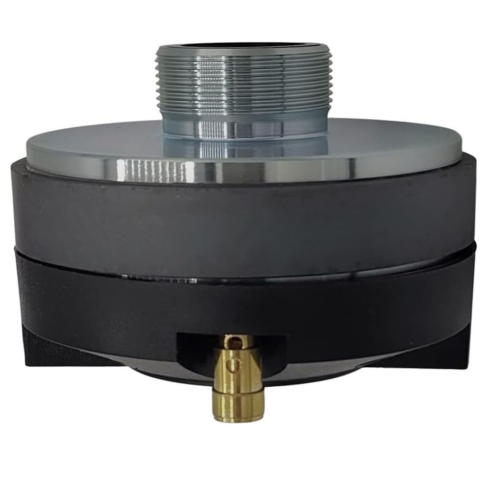 Seven Soundvector SVT3401 Driver de Compresión Tweeter Motor de Agudos Diafragma de Titanio 34mm Rosca 35mm Sensibilidad 107dB Potencia Nominal 40W AES 160W Peak para Altavoces Profesionales de 12"