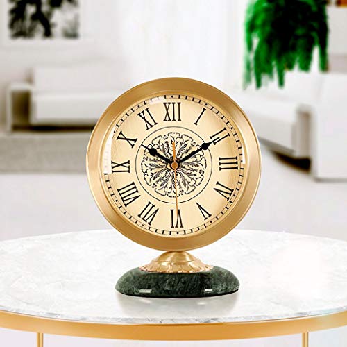 Reloj de mesa de puro cobre de lujo para decorar salones elegantes modelo A 3