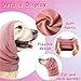 HongJP Dog Ear Wrap 6pcs Dog Grooming Earmuff Warm Headband Ear Cover Neck Hat Noise Cancel Scarf Collar Soundproof Anxiety(Black,Large)