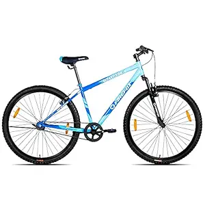 Firefox Bikes Bad Attitude 9-29T, Single Speed MTB Mountain Cycle I Frame Size-18 inch I First Free Service Available | Blue | Ideal for Unisex