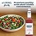 Hellmann's Classics Raspberry Vinaigrette Salad Dressing Salad Bar Bottles Gluten Free, No Artificial Flavors or High Fructose Corn Syrup, Colors from Natural Sources, 32 oz, Pack of 6