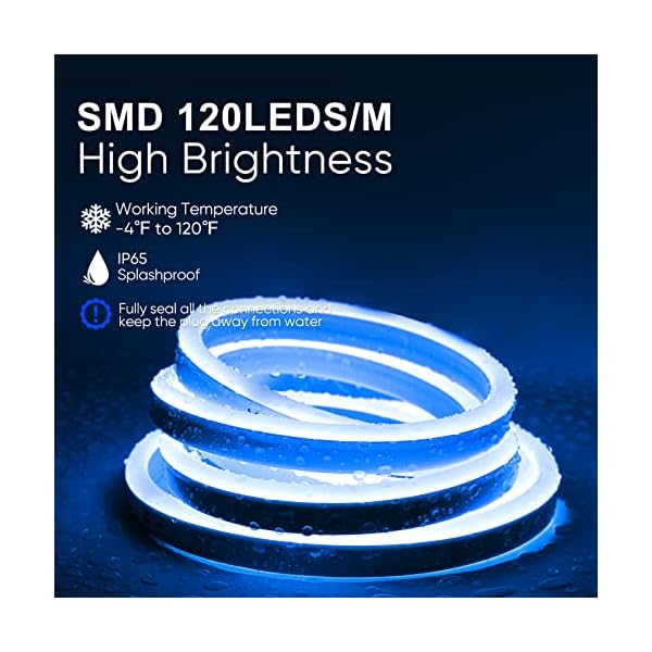 Shine decor etl-standard led neon rope lights led strips for ambient lighting decoration - image 4