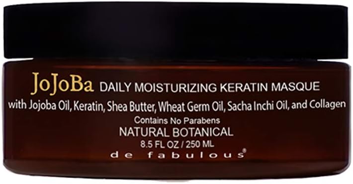 Amazon Series Jojoba Daily Moisturizing Keratin Masque, 8.5 Fluid Ounce