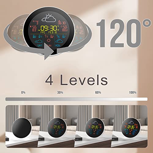 Dekala Weather Clock 3-Day Weather Forecast Smart Weather Station Wireless Indoor Outdoor Thermometer Hygrometer Display For Home Wifi Temperature Humidity Gauge Atomic Alarm Clock #TOP4