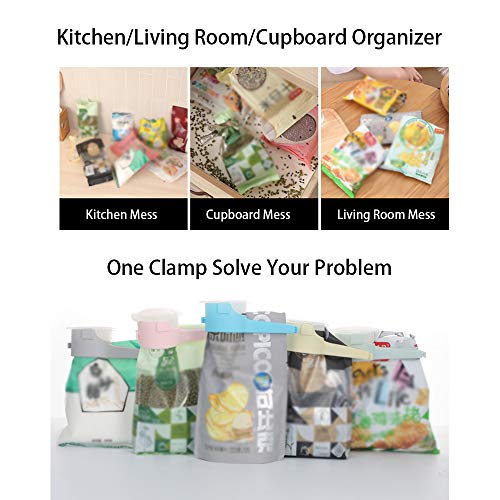 Pinça de vedação,Braçadeira de vedação de alimentos Grãos de cozinha Snacks Clipe de saco de armazen