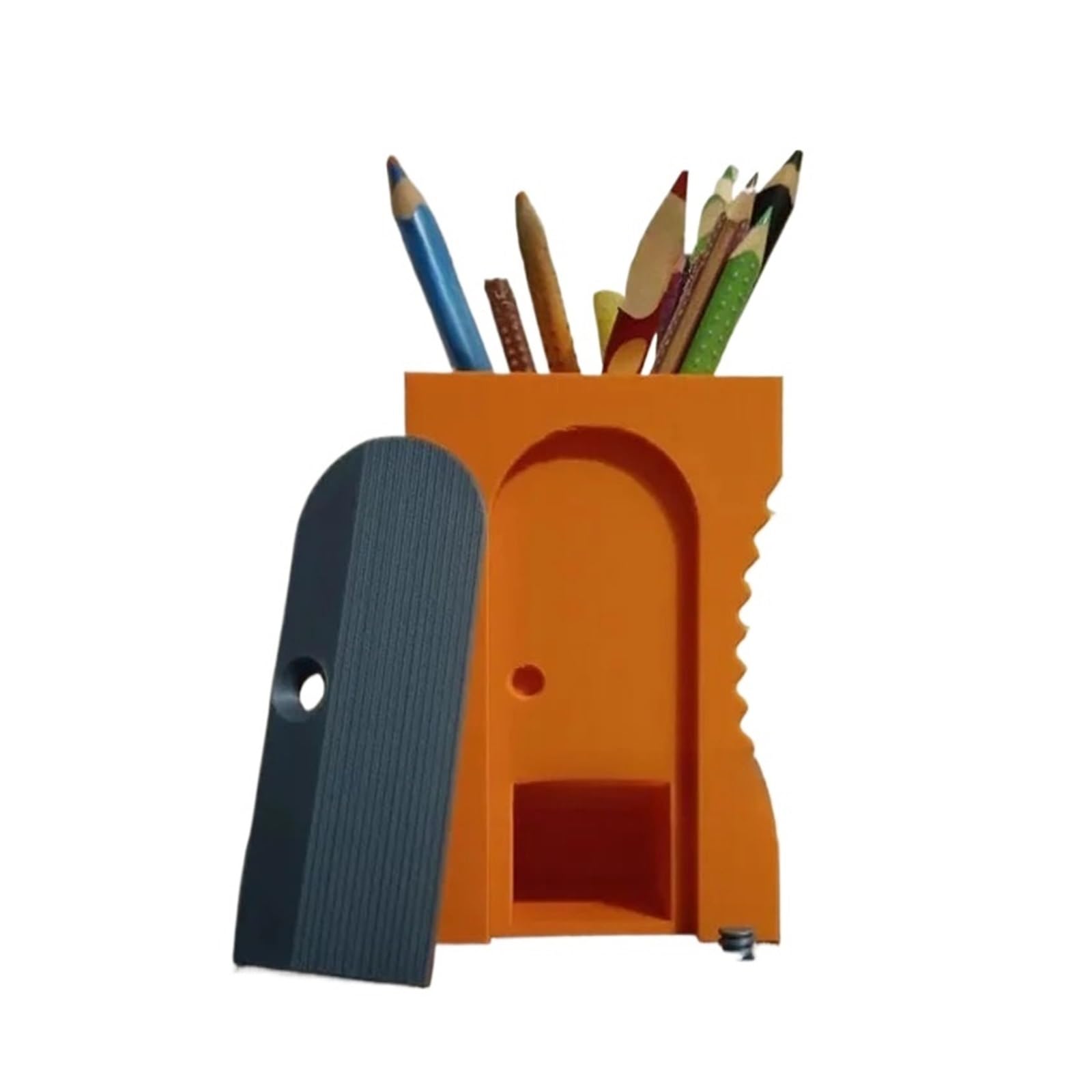 SDIUAKBV Pen Holder Oversized Sharpener Pencil Holder Nice Practical And Novel Convenient For Storage For desks(Plum)