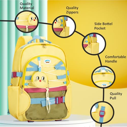Image of Tinytot 30 Litre Japanese Korean Style School Bag Water-Resistant Laptop & Travel Backpack - Unisex Large 18 Inches Multipurpose Student Backpack for Boys & Girls, Men & Women