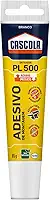 Cascola Monta & Fixa PL500 Interior Cola, Adesivo de montagem extraforte, para madeira, compensado, concreto, entre outros materiais, com agarre imediato, 1x85g