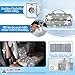 Orzbow Car Seat Cooling Pad for Toddler with Removable Ice Pack, Summer Baby Cooling Pad for Car Seats and Strollers, Portable Carseat Cooler Ice Cushion, Keeping Baby Cool in The Summer, Gray