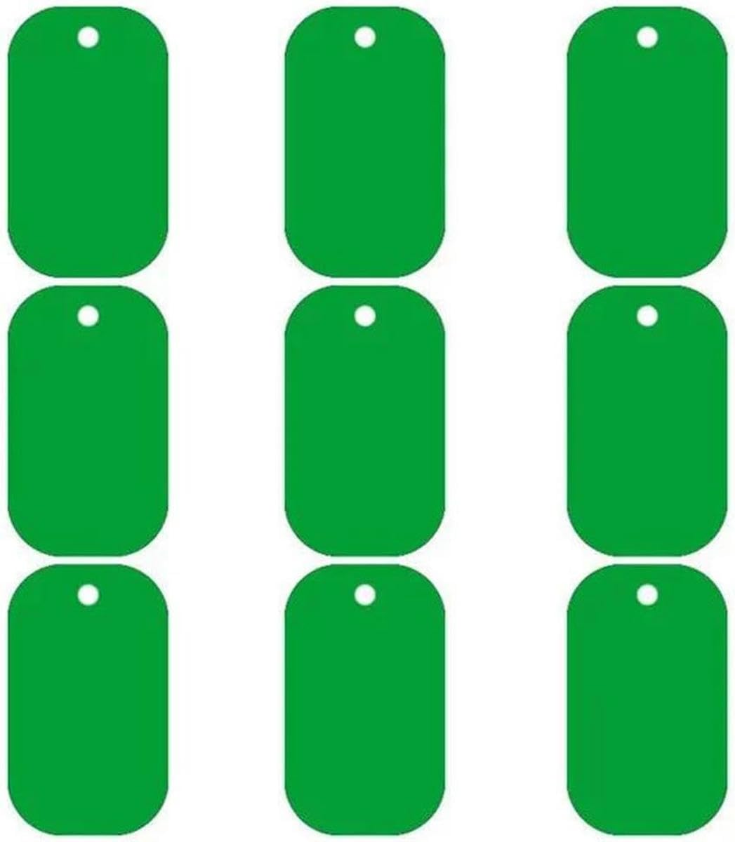 Lot de 100 médailles d'identification vierges en aluminium pour chien avec plaque signalétique en caoutchouc pour animal de compagnie, gravées sur mesure, pour chat et chien, anti-perte, pendentif, a