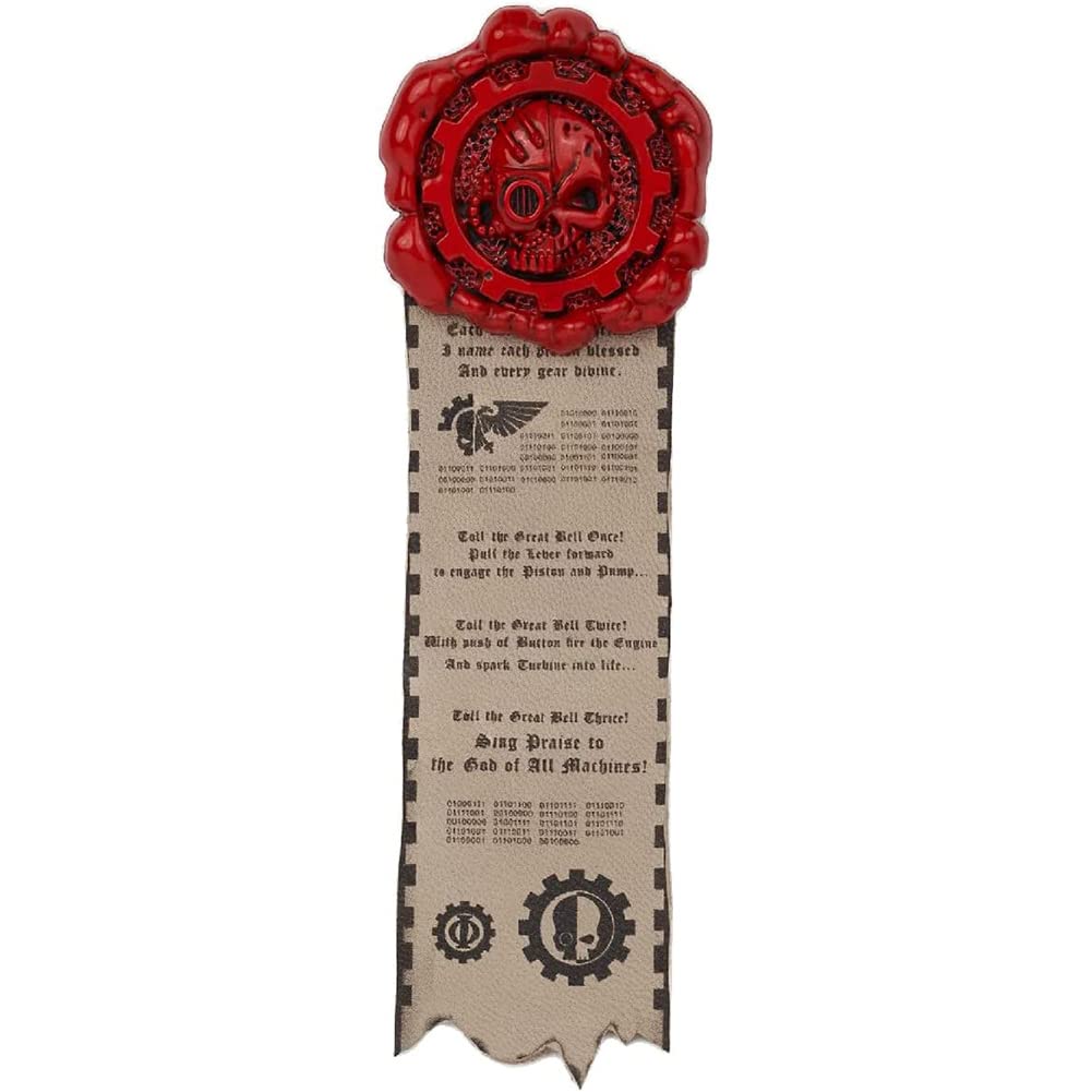 Starforged Purity Seals Adepta Sororitas Grey Knights Ultramarines Brooch Pendant Warhammer 40K, Leather, no gemstone