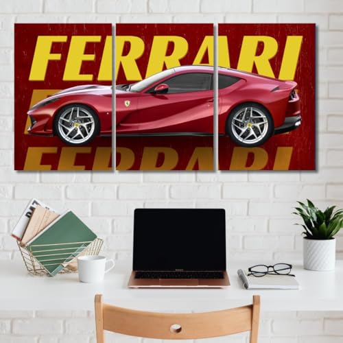 Image of Good Hope 3 Piece Car Split Poster 12x18 inch Set for Room, Garage, Biker Cafe, Wall Art Home, Office, Living Room, Bedroom, Hostel boys Girls Gift Wallpaper Sticker Wall Decorations wall collage