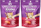 Wellness Kittles Natural Grain Free Cat Treats, Salmon & Cranberries, 6-Ounce Bag (Pack of 2)