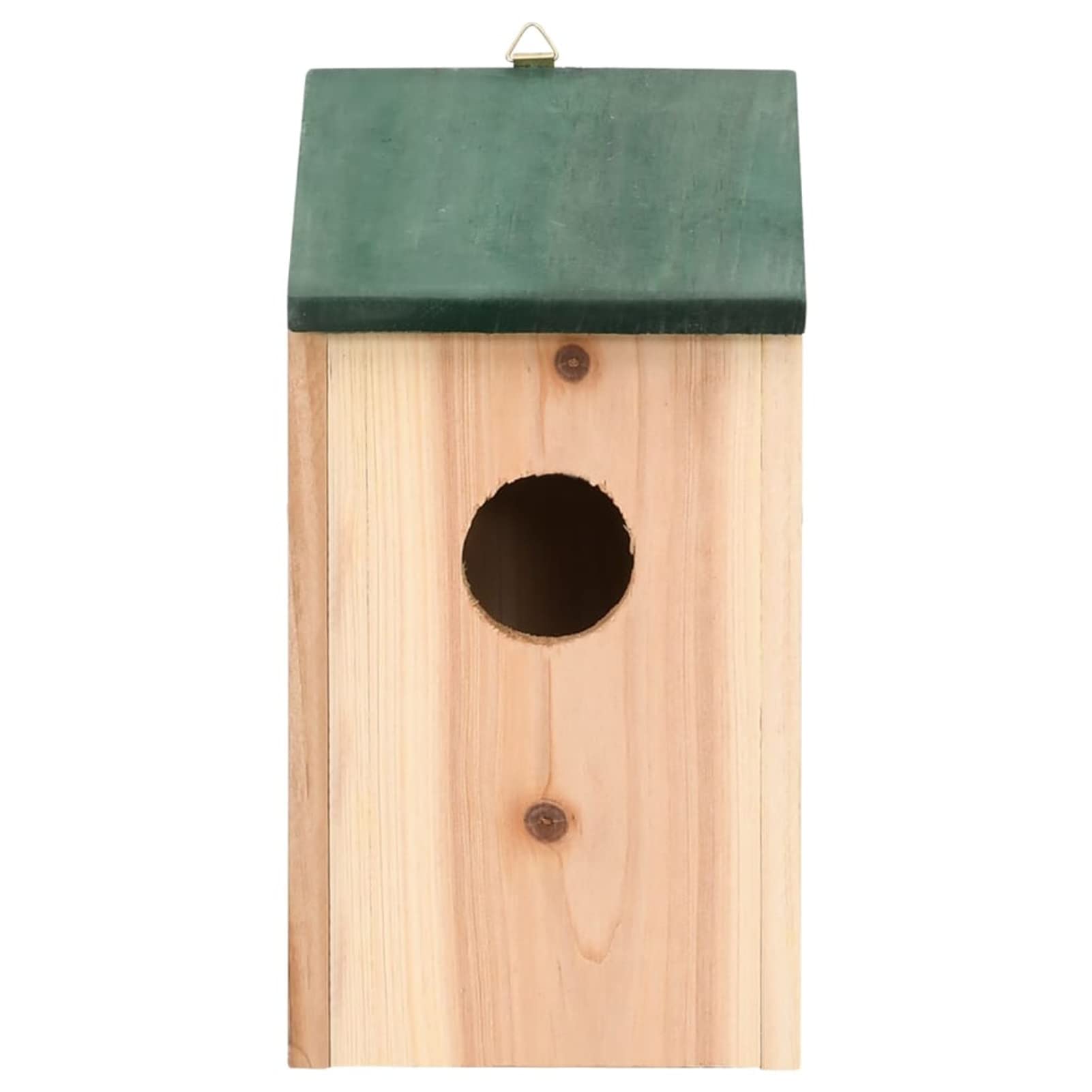Brokky Casette per Gli Uccelli 8 pz in Legno 12x12x22 cm,Casetta per Uccelli - Nido Ideale per Uccelli Selvatici - Resistente alle Intemperie - Realizzata in Legno Massello 100% Naturale