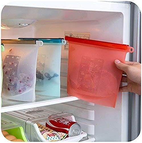 silicone reusable storage bolsas