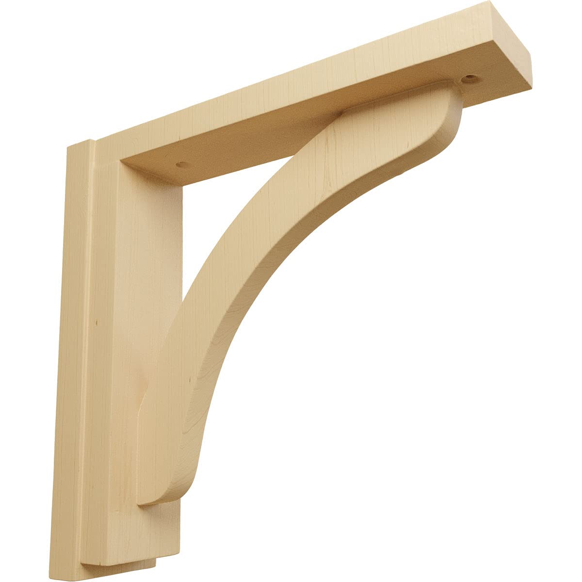 Ekena Millwork BKT02X10X10REAL-CASE-2 Reece Shelf Wood Brackets, 2 1/2