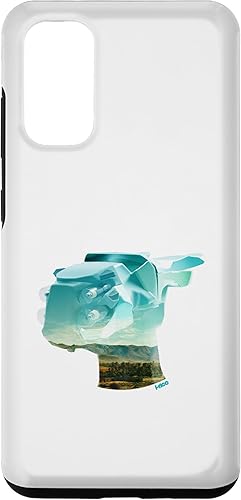 Galaxy S20 f-rico Stylized Tech Mech with Landscape Background Case