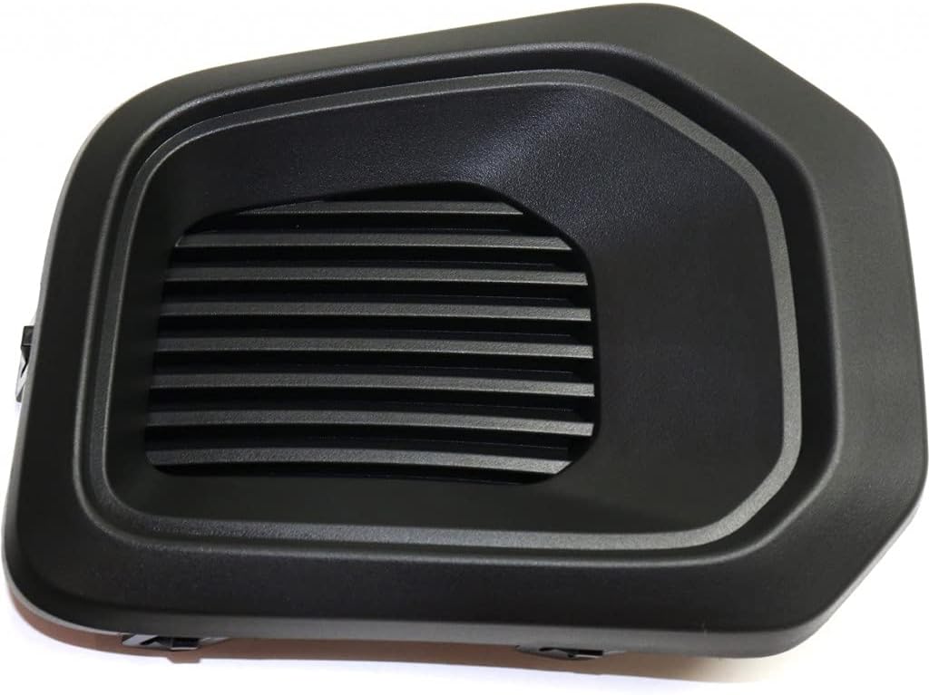For Toyota Tacoma 2016 17 18 19 2020 Fog Light Cover Driver and Passenger Side | Pair | Bumper Bezel | Black | Replacement For TO1038186, TO1039186 | 52128-04040, 52127-04040