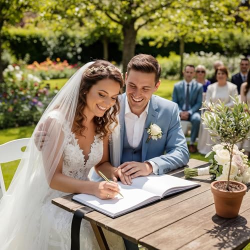 Image of Panelee Wedding Guest Book with Pen Black Velvet Reception 144 Page Sign in Book Wedding Memory Papers Elegant Guestbook for Bridal Shower Party Guest Visitor
