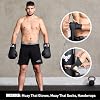 6 Ft Tall Muay Thai Punching Bag Set - Heavy Bag, Training Gloves, Hand Wraps for Kickboxing Heavy Bag, MMA 100 Lbs Bag (Unfilled)