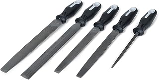Crescent Nicholson 5-Piece General Purpose File Set with Ergonomic Handles - Precision Files 22040HNNN
