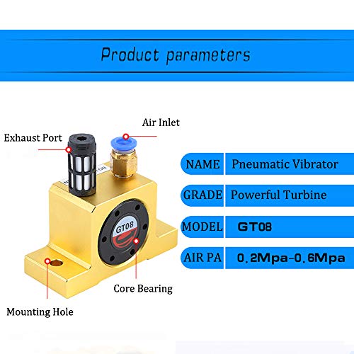 Pneumatischer Vibrator GT-04 - Aluminiumlegierung Für Industrie & Handwerk