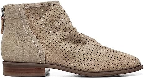 NYDJ Women's Cailian Perforated Goat Ankle Boot, Taupe, 8 | Image 5