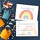 Gentle North 15 x Einladungskarten Kindergeburtstag (A6) - Regenbogen Partyeinladungen zum Kinder Geburtstag für Jungen, Mädchen, Jugendliche & Teenager - Einladungen zur Geburtstagsfeier